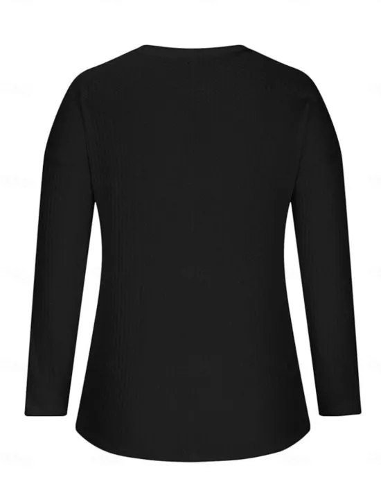 Women's Shirt Solid Color Modern Casual Long Sleeve V Neck Regular Tops Work Black Pink Blue Gray Spring Fall Winter Women Blouses & Shirts
