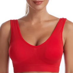 New Women's Shockproof Sports Bra Light Support Plus Size Bralette Removable Pad Nylon Spandex Yoga Fitness Gym Workout 10 Colors Breathable Lightweight Soft Padded Home Outfits Women Lingerie