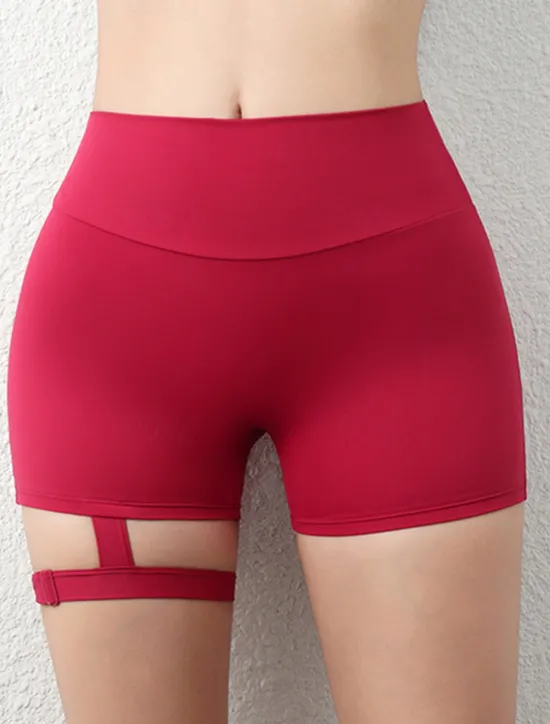 Hot Women's Shorts Casual Daily Short Plain Ruched Butt Lifting Tummy Control Butt Lift Breathability Stretchy Weekend Black Red Army Green Coffee Summer Skinny Women Shorts