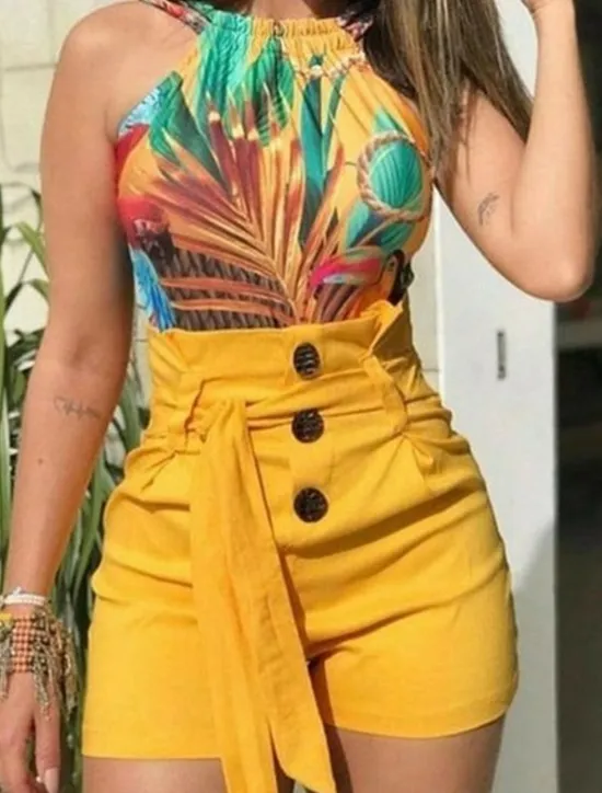 Hot Women's Shorts Casual Daily Short Plain Breathability Comfortable Inelastic Weekend Black White Yellow Red Summer Regular Fit Women Shorts