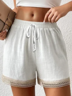 Clearance Women's Shorts Plain Active High Waist Short Women Shorts