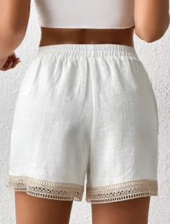 Clearance Women's Shorts Plain Active High Waist Short Women Shorts