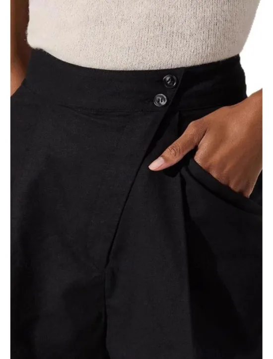 Best Women's Shorts Slacks Casual Short High Waist Plain Pocket Comfy Outdoor Comfortable Street Going out Summer Regular Fit Women Shorts