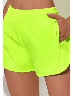 Sale Women's Shorts Slacks Fashion Streetwear Short Natural Plain Elastic Waist Comfy Outdoor Comfortable Street Going out Magenta Dark Gray Black White Summer Regular Fit Women Shorts