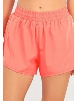 Sale Women's Shorts Slacks Fashion Streetwear Short Natural Plain Elastic Waist Comfy Outdoor Comfortable Street Going out Magenta Dark Gray Black White Summer Regular Fit Women Shorts
