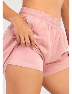 Sale Women's Shorts Slacks Fashion Streetwear Short Natural Plain Elastic Waist Comfy Outdoor Comfortable Street Going out Magenta Dark Gray Black White Summer Regular Fit Women Shorts