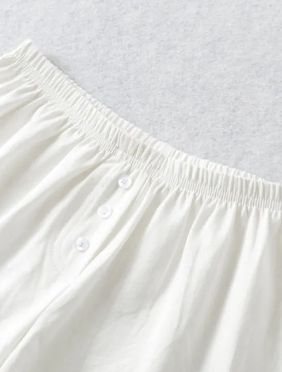 Outlet Women's Shorts Solid Color Chinos Fashion Casual Athleisure Short Mid Waist Plain Elastic Waistband Comfy Soft Comfortable Stretchy Outdoor Street Light Gray Black White Blue Summer Loose Fit Women Skirts|Shorts