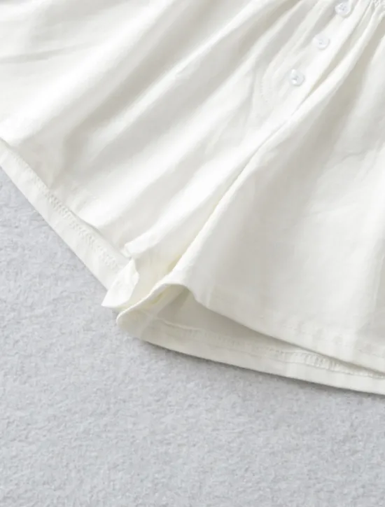 Outlet Women's Shorts Solid Color Chinos Fashion Casual Athleisure Short Mid Waist Plain Elastic Waistband Comfy Soft Comfortable Stretchy Outdoor Street Light Gray Black White Blue Summer Loose Fit Women Skirts|Shorts
