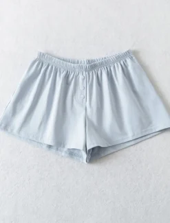 Outlet Women's Shorts Solid Color Chinos Fashion Casual Athleisure Short Mid Waist Plain Elastic Waistband Comfy Soft Comfortable Stretchy Outdoor Street Light Gray Black White Blue Summer Loose Fit Women Skirts|Shorts