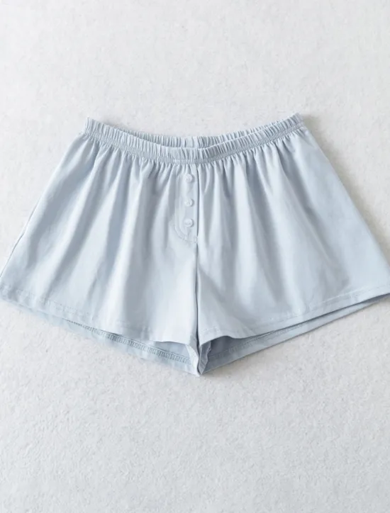 Outlet Women's Shorts Solid Color Chinos Fashion Casual Athleisure Short Mid Waist Plain Elastic Waistband Comfy Soft Comfortable Stretchy Outdoor Street Light Gray Black White Blue Summer Loose Fit Women Skirts|Shorts