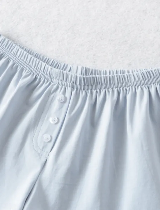 Outlet Women's Shorts Solid Color Chinos Fashion Casual Athleisure Short Mid Waist Plain Elastic Waistband Comfy Soft Comfortable Stretchy Outdoor Street Light Gray Black White Blue Summer Loose Fit Women Skirts|Shorts