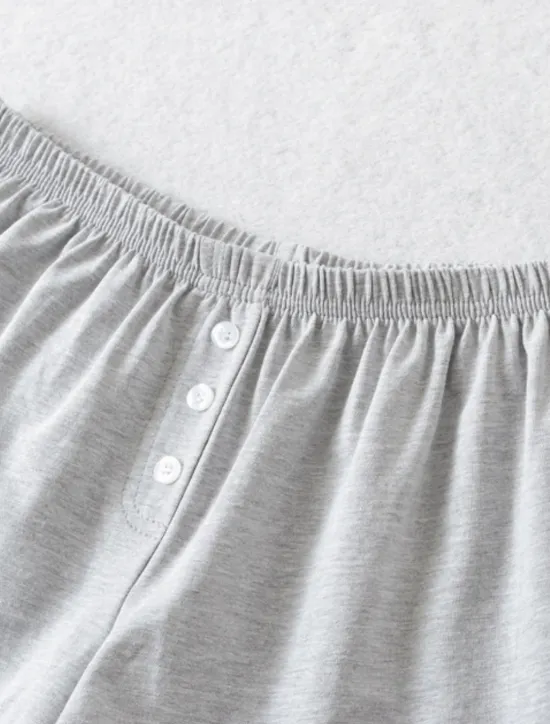 Outlet Women's Shorts Solid Color Chinos Fashion Casual Athleisure Short Mid Waist Plain Elastic Waistband Comfy Soft Comfortable Stretchy Outdoor Street Light Gray Black White Blue Summer Loose Fit Women Skirts|Shorts