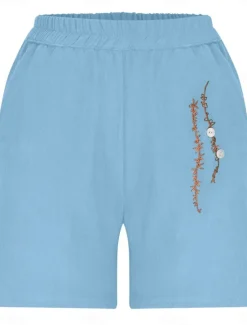 Sale Women's Shorts Solid Color Chinos Fashion Basic Short Medium Waist Plain Pocket Elastic Waist Comfort Outdoor Micro-elastic Vacation Street Causal Army Green Black White Blue Summer Regular Fit Women Shorts|Pants