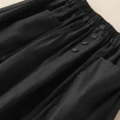 Hot Women's Skirt A Line Basic Casual Midi High Waist Skirts Solid Colored Pocket Casual Daily Weekend Army Green Navy Blue Khaki Summer Cotton And Linen Women Skirts|Dresses