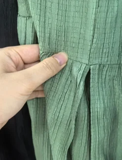 Hot Women's Skirt Swing Fashion Casual Maxi High Waist Skirts Solid Colored Ruffle Split Ends Micro-elastic Casual Daily Weekend Black Blue Green Summer Polyester Women Skirts