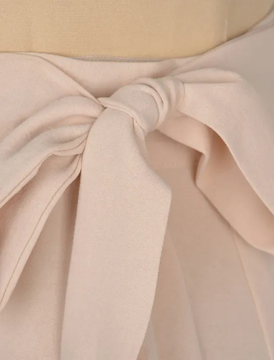 Online Women's Skirt Wrap Skirt Fashion Casual Midi High Waist Skirts Solid Colored Ruffle Casual Daily Weekend Black Pink Red Blue Summer Chiffon Women Skirts
