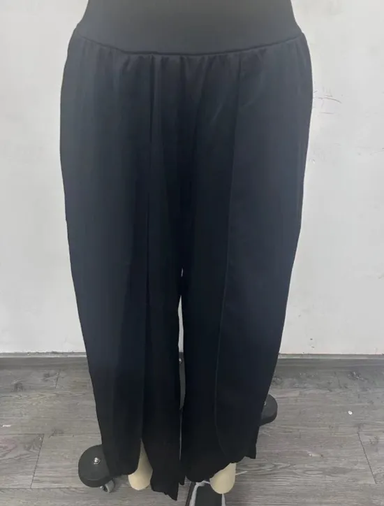 Outlet Women's Slacks Pants Trousers Casual Full Length Natural Plain Elastic Waist Split Comfy Comfortable Outdoor Going out carmine Dark red Forest Green Light Sky Blue Summer Regular Fit Women Pants