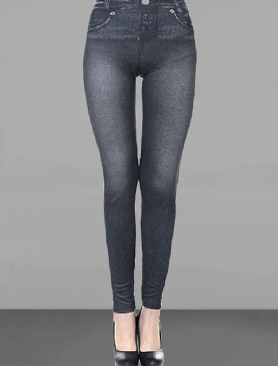 Sale Women's Slim Pants Trousers Pocket High Cut High Waist Full Length Black Summer Women Leggings