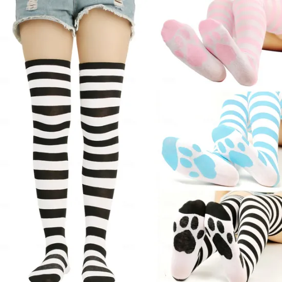 Women's Stockings Leg Warmers Boot Cuffs Party Home Daily Retro Acrylic Fibers Cosplay Sexy Warm Leg Shaping Casual / Daily 1 Pair Women Socks
