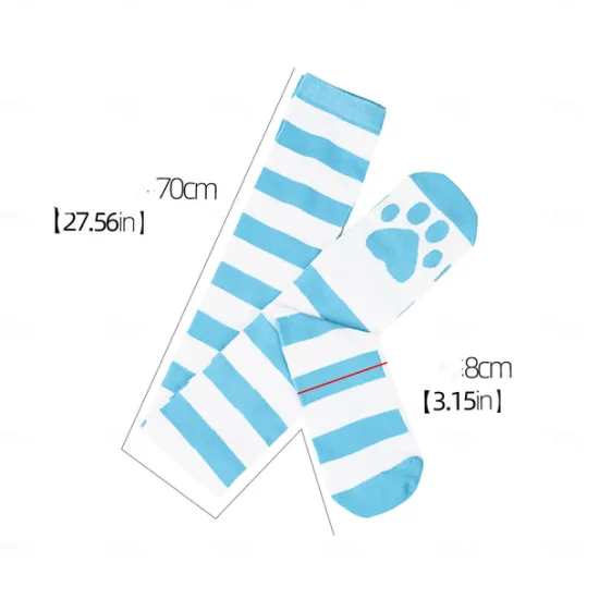 Women's Stockings Leg Warmers Boot Cuffs Party Home Daily Retro Acrylic Fibers Cosplay Sexy Warm Leg Shaping Casual / Daily 1 Pair Women Socks