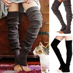Discount Women's Stockings Leg Warmers Boot Cuffs Party Gift Daily Retro Knit Cotton Casual Casual / Daily 1 Pair Women Socks