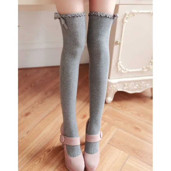 New Women's Stockings Wedding Work Holiday Retro Cotton Sexy Lolita Cute 1 Pair Women Socks