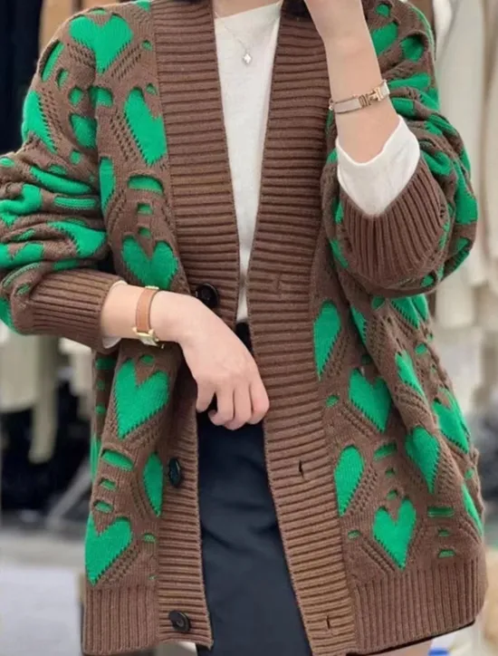 Online Women's Sweater Cardigan Casual Soft Pure Color Ribbed V Neck Buttons Knitted Print Long Sleeve Long Tops Knit Outdoor Daily Weekend Black Pink Fall Winter Women Cardigans & Outerwears
