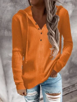 Best Women's Sweater Cardigan Elegant Fashion Streetwear Pure Color Hooded Knitted Hooded Long Sleeve Regular Tops Knit Outdoor Daily Weekend Black White Fall Winter Women Cardigans & Outerwears