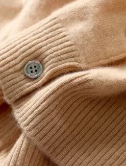 Discount Women's Sweater Cardigan Elegant Fashion Streetwear Pure Color Crew Neck Pocket Knitted Long Sleeve Regular Tops Knit Outdoor Daily Weekend Black White Fall Winter Women Cardigans & Outerwears