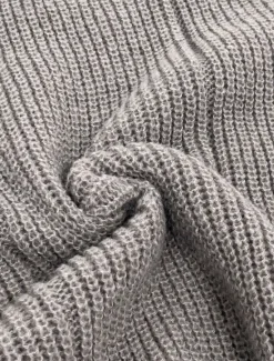 Women's Sweater Casual Soft Pure Color Ribbed Crew Neck Tassel Knitted Long Sleeve Regular Tops Knit Outdoor Daily Weekend Army Green Khaki Fall Winter Women Pullovers & Tops