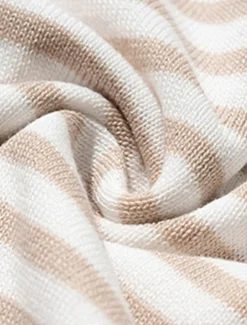 Discount Women's Sweater Casual Soft Striped Ribbed Crew Neck Knitted Long Sleeve Regular Tops Knit Outdoor Daily Weekend Fall Winter Women Pullovers & Tops