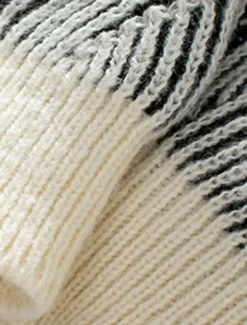 Discount Women's Sweater Casual Soft Geometric Ribbed Crew Neck Knitted Long Sleeve Regular Tops Knit Outdoor Daily Weekend Fall Winter Women Pullovers & Tops
