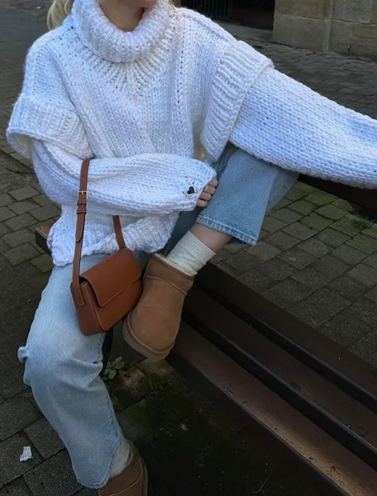 Women's Sweater Pullover Sweater Jumper Casual Soft Pure Color Ribbed Turtleneck Knitted Long Sleeve Regular Tops Knit Outdoor Daily Weekend White Blue Fall Winter Women Pullovers & Tops