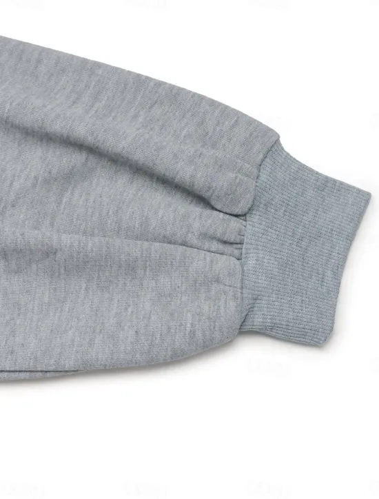 Sale Women's Sweatshirt Casual Plain Street Dailywear Crew Neck Patchwork Long Sleeve Fall Winter Women Hoodies & Sweatshirts