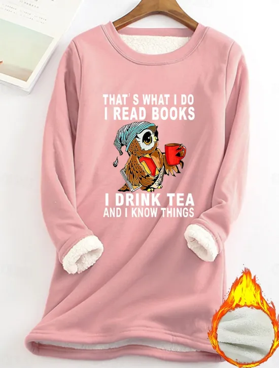 New Women's Sweatshirt Pullover Fleece Lined Warm Pajamas Sherpa Graphic Letter Casual Sports Warm Fuzzy Comfrt Round Neck Long Sleeve Top Micro-elastic Fall & Winter Comfrt Breathable Soft Fabric Women Women's Tops|Hoodies & Sweatshirts
