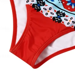 Online Women's Swimsuits Bikinis 2 Piece Sets Swimsuit Backless Halter Sexy Boho Floral Print Summer Beach Wear Bathing Suits Women Bikinis