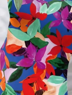 Online Women's Swimsuits One Piece Monokini Swimsuit Backless Tummy Control High Waist Slim Vacation Beach Wear Ombre U Neck Sleeveless Bathing Suits Women Colorful Swimwear|One-Pieces