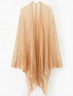 Clearance Women's Swimsuits wrap Swimsuit Fringe Hem Cut Out Vacation Beach Wear Solid Color V Neck Long Sleeve Bathing Suits Women Cover Up