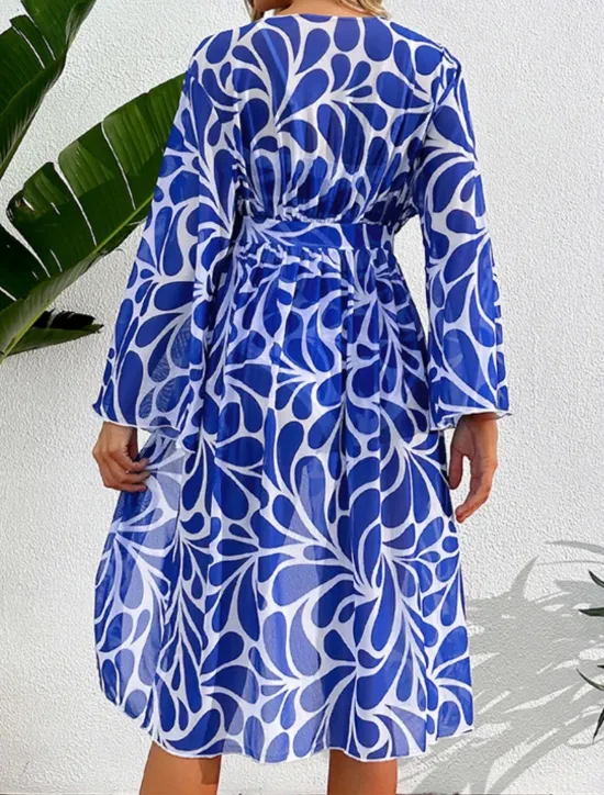 Best Women's Swimwear 2 Piece Monokini Swimsuit Backless Tummy Control High Waist Slim Vacation Beach Wear Floral Scoop Neck Sleeveless Long Sleeve Bathing Suits Women One-Pieces