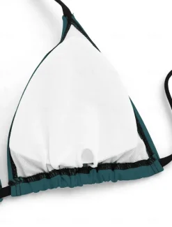 Sale Women's Swimwear Bikini Swimsuit Stylish Plain Sleeveless Bathing Suits Women Bikinis