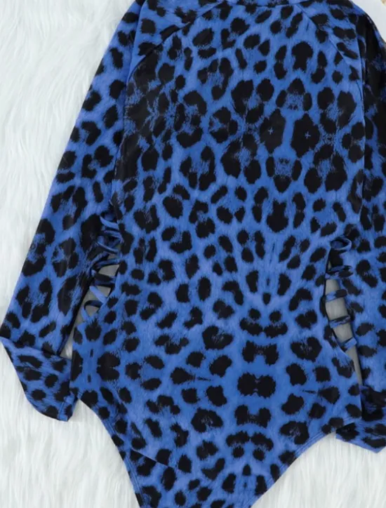 Women's Swimwear One Piece Swimsuit Zip Up Tropical Beach Wear Leopard V Wire Sleeveless Bathing Suits Women One-Pieces