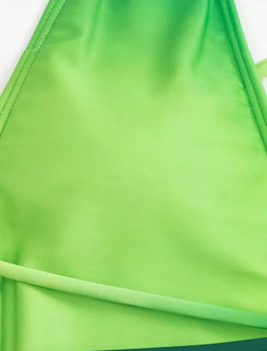 Best Women's Swimwear One Piece 2 Piece Monokini Skirt Swimsuit Backless Tummy Control High Waist Slim Vacation Beach Wear Ombre V Neck Sleeveless Bathing Suits Women One-Pieces