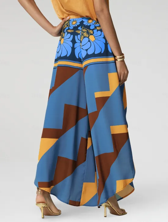 Hot Women's Swing Full Length Satin Micro-elastic Pants Birthday Weekend Blue Rose Red Spring & Summer S M L Women Pants