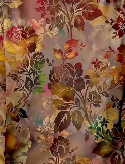 Outlet Women's T shirt Crew Neck Long Sleeve Tunic Floral Graphic Casual Regular Tops Daily Print Spring Fall Women T-Shirts|Boho Tops