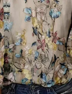 Clearance Women's T shirt Crew Neck Long Sleeve Tunic Floral Animal Plants Casual Regular Tops Daily Going out Weekend Print Women T-Shirts
