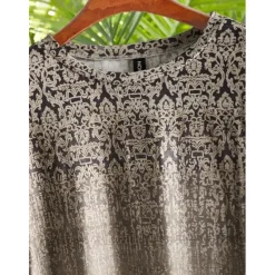 Discount Women's T shirt Long Sleeve Crew Neck Long Sleeve Tunic Streetwear Casual Print Regular Tops Round Neck Daily Weekend Blue Purple Green Khaki Spring Fall Prefall Women Boho Tops