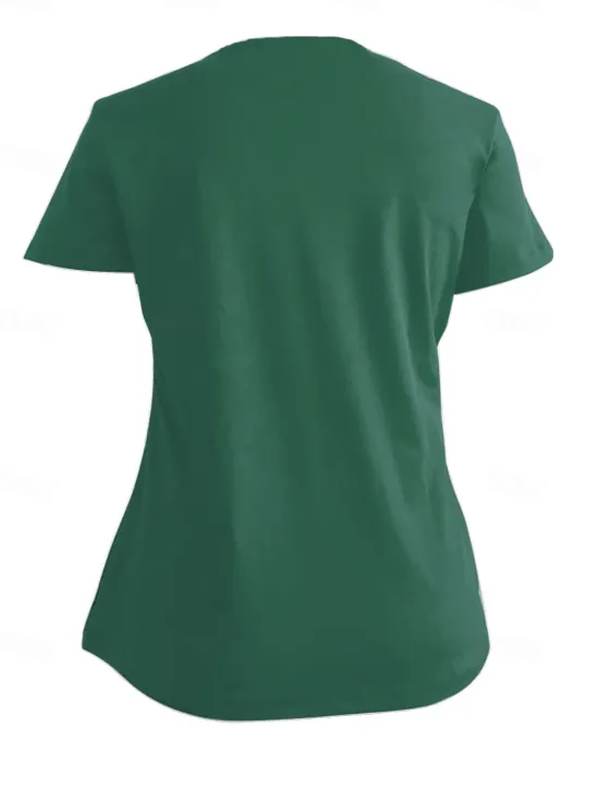 Sale Women's T Shirt Plain Basic Long Sleeve Flutter Sleeve V Neck Regular Tops Daily Sports Patchwork Black White Light Green Red Dark Green Summer Spring Fall Women T-Shirts
