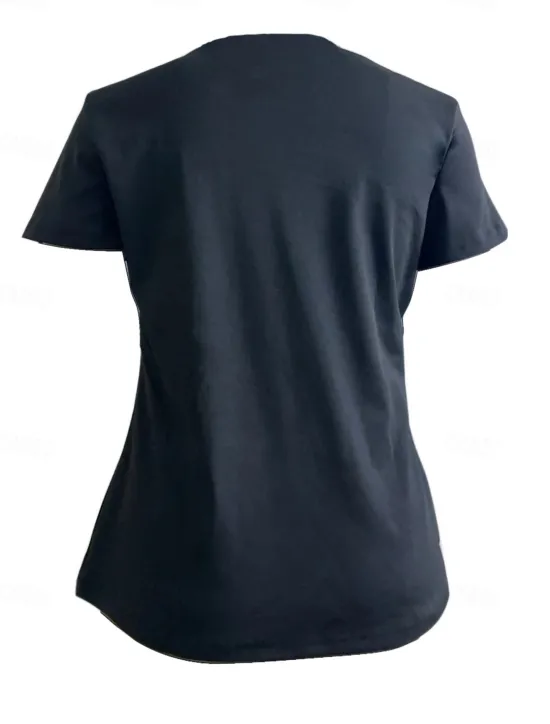 Sale Women's T Shirt Plain Basic Long Sleeve Flutter Sleeve V Neck Regular Tops Daily Sports Patchwork Black White Light Green Red Dark Green Summer Spring Fall Women T-Shirts