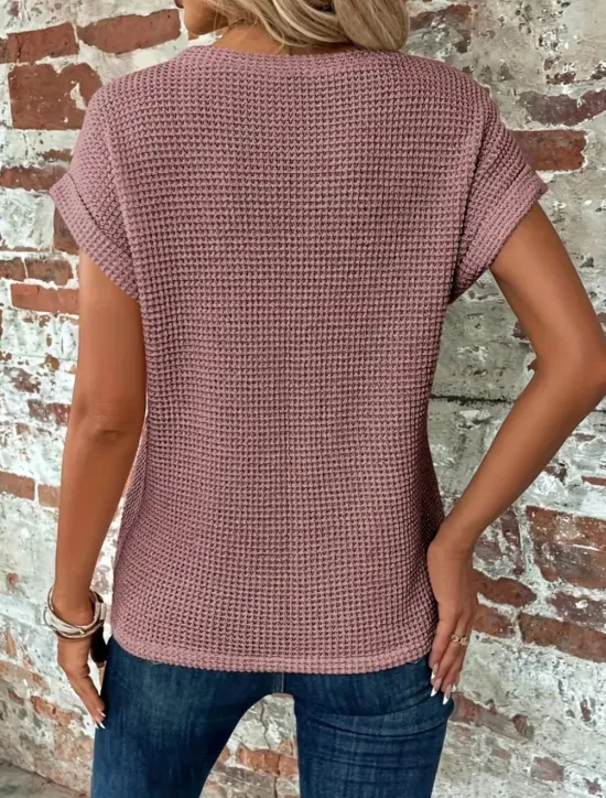 New Women's T Shirt Plain Fashion Stylish Classic Short Sleeve Crew Neck Regular Tops Daily Weekend Black White Wine Purple Green Summer Women T-Shirts
