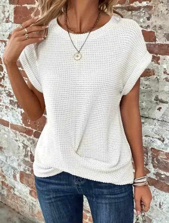 New Women's T Shirt Plain Fashion Stylish Classic Short Sleeve Crew Neck Regular Tops Daily Weekend Black White Wine Purple Green Summer Women T-Shirts
